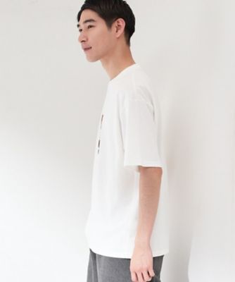 クマ サガラ刺繍 半袖Tシャツ 【洗濯機OK】（2002605132