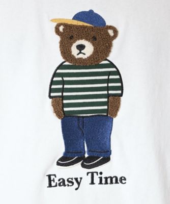 Tくんさん専用 クマ サガラ刺繍 半袖Tシャツ 【洗濯機OK】（2002605132