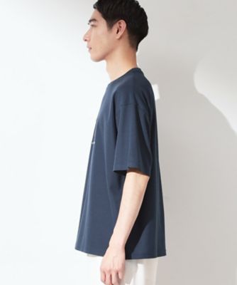 美品クレージュノーカラージャケットTシャツ鹿の子ロゴ刺繍-eye_C