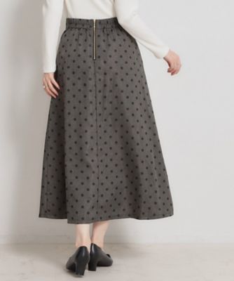 デニムライクドットスカート（2002606523） | COUTURE
