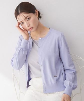 遮熱／UVケア】外気の熱を感じにくい！クルーネックカーディガン