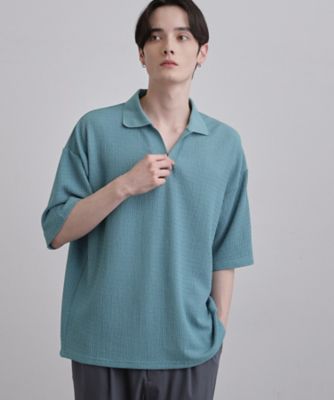 【美品】ANATOMICA スキッパーポロシャツ メンズ L SKIPPER POLO|スキッパーポロスキッパーポロ| MOONLOID