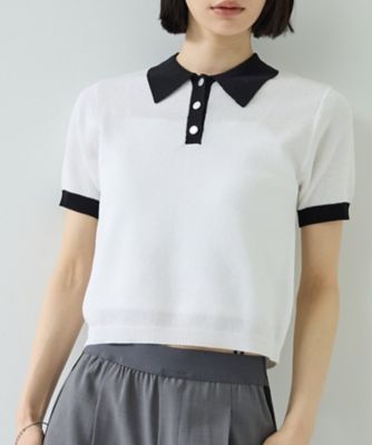 ＜GALLEST (Women)＞ジャカードポロニット（２００２６０７６４９）