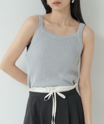 ラメニットタンクトップ（2002607650） | GALLEST (Women