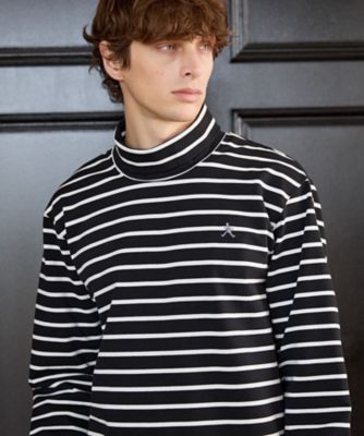 BOWLER HAT LABEL】オフタートル プルオーバージャージ