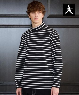 BOWLER HAT LABEL】オフタートル プルオーバージャージ