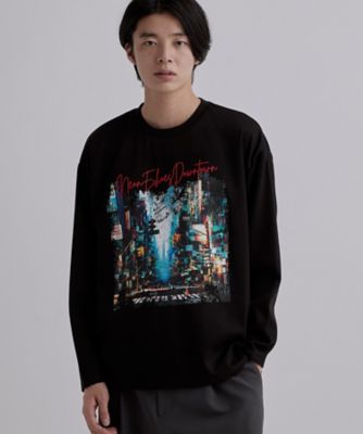 美品★激レア★日本製★ANOKHA アノーカ×マッシュ 七分 長袖カットソー L 美品☆激レア☆日本製☆ANOKHA アノーカ×マッシュ 七分 長袖
