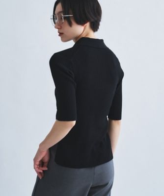 rib zip cardigan（2002607882） | CODE A