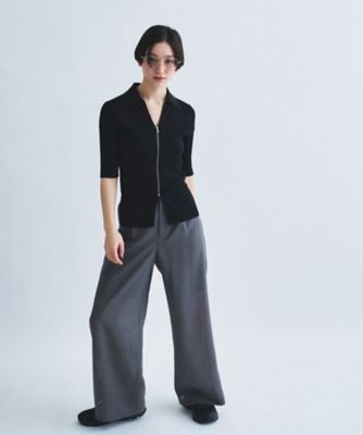 rib zip cardigan（2002607882） | CODE A