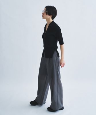 rib zip cardigan（2002607882） | CODE A