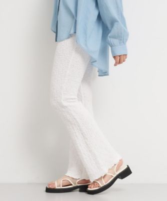 ＜THE SHOP TK (Women)＞ポコポコシャーリングフレアパンツ（２００２６０７９２７）