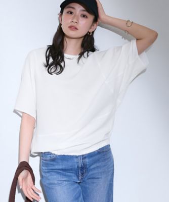 ＜INDIVI (Women)＞【洗える／２ＷＡＹ／裾ドロスト付き】　ドルマンスリーブチュニックトップス（２００２６０８１０４）