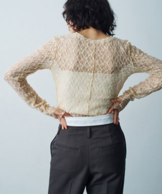 Re】stretch lace tops（2002608129