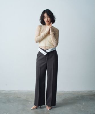 Re】stretch lace tops（2002608129