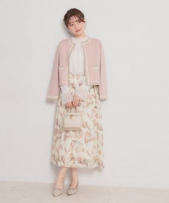 洗える】チューリップ柄スカート（2002608313） | COUTURE