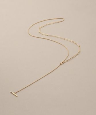 ＜COCOSHNIK (Women)＞Ｋ１０スパイクトリプル×カットＰＣマンテル　ネックレス（２００２６０９２５４）