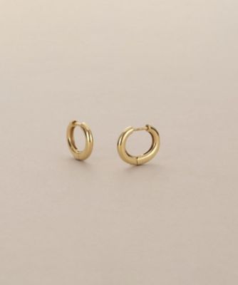 ＜COCOSHNIK (Women)＞Ｋ１０オーバルシェイプ　中折れピアス（２００２６０９２６０）
