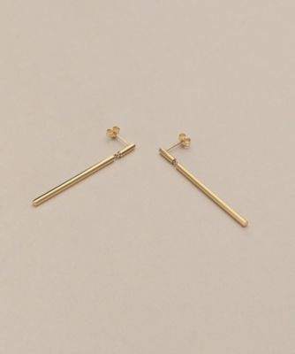 ＜COCOSHNIK (Women)＞Ｋ１０中空バースウィング　スタッドピアス（２００２６０９２６５）