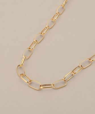 ここあ商品 K18中空MVトラック ネックレス（2002609770