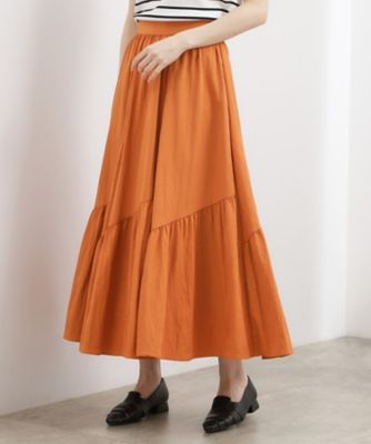 人気急上昇！【貴島明日香さん着用】軽やかにゆれる、ティアード