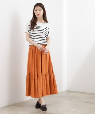 人気急上昇！【貴島明日香さん着用】軽やかにゆれる、ティアード