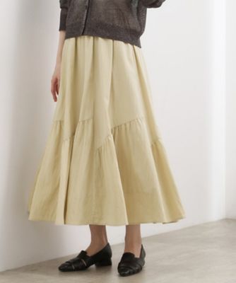 人気急上昇！【貴島明日香さん着用】軽やかにゆれる、ティアード