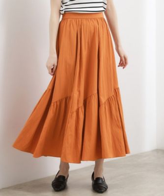 人気急上昇！【貴島明日香さん着用】軽やかにゆれる、ティアード