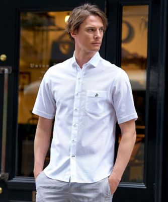 ＜DRESSTERIOR (Men) ＞メッシュエアー　ハーフスリーブシャツ（２００２６１０５５６）