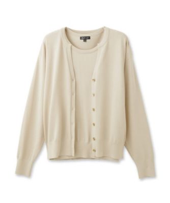 EMILIO PUCCI  カーディガン&amp;トップス　アンサンブル ブラッシュドアンサンブルニット(カーディガン)｜トップス｜emmi（エミ