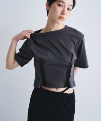 corset jersey tee（2002610629） | CODE A