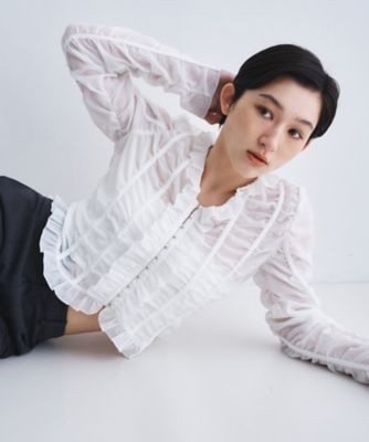 ＜CODE A (Women)＞ｄｏｂｂｙ　ｒｕｆｆｌｅ　ｂｌｏｕｓｅ（２００２６１０６３１）