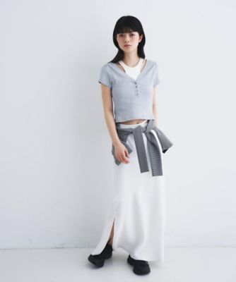 ReRe】easy－fit long skirt