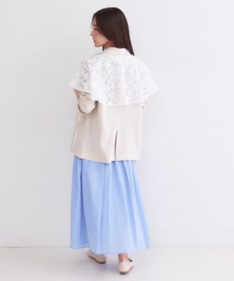レースケープジャケット RUIRUE BOUTIQUE ストレッチ ｜ 【3点set】 ドレスアップ・ ジャケット