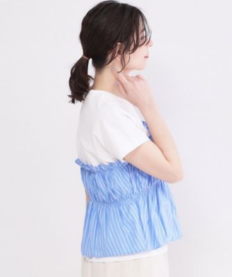 ビスチェドッキングTシャツ【洗濯機OK】（2002611633 