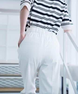 プリンセス様　ブルネロクチネリ テーパードパンツ 36 ホワイト 白でも透けにくい・多機能】テーパードパンツ（2002611640