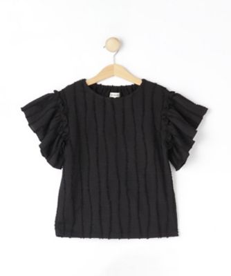 SHOO･LA･RUE (Baby&Kids)/シューラルー 【１００－１５０ｃｍ】フリンジジャカードフリルカットソー（２００２６１１９５６）