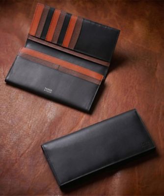 12月25日まで期間限定値下げ！新品・長財布 在庫商品】天溝がま口長財布【帆布・唐草/水玉】 [M便 4/5] | がま口の