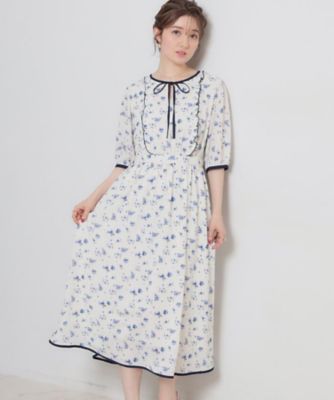 ＜COUTURE BROOCH (Women)＞【着映え】水彩フラワーワンピース（２００２６１３０３７）