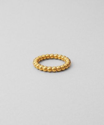 ＜COCOHNIK ONKITSCH (Women)＞シルバー　ボールラインリング　ＧＰ（２００２６１３３９６）