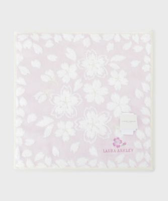 さくらタオルハンカチ（2002613436） | LAURA ASHLEY/ローラ