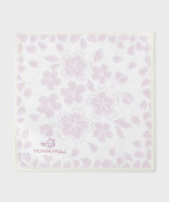 さくらタオルハンカチ（2002613436） | LAURA ASHLEY/ローラ