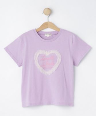 100－150cm】ハートチュールTシャツ（2002613457