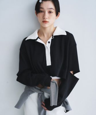 cropped lager tee（2002613609） | CODE A