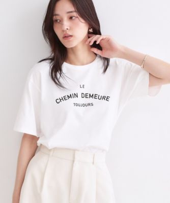 ＜OPAQUE.CLIP (Women)＞ロゴプリントアソートＴシャツ【洗濯機ＯＫ】（２００２６１５３７６）