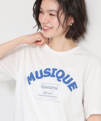 ひんやりさらさら】ロゴアソートクルーネックTシャツ