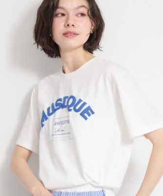 ひんやりさらさら】ロゴアソートクルーネックTシャツ
