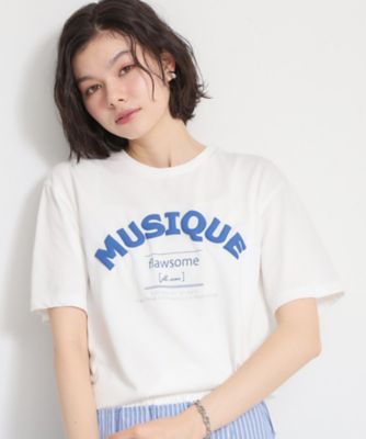 ひんやりさらさら】ロゴアソートクルーネックTシャツ