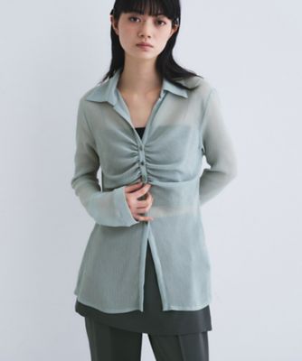 thin gather shirts（2002615460） | CODE
