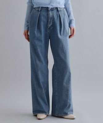 ＜OPAQUE.CLIP (Women)＞【Ｗｒａｎｇｌｅｒ／ラングラー】ランチャーワイドデニムパンツ（２００２６１５４６６）