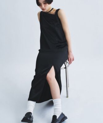 ＜CODE A (Women)＞ｓａｔｉｎ　ｎｅｃｋ　ｓｌｉｔ　ｄｒｅｓｓ（２００２６１７３３９）